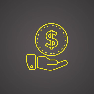 Elindeki dolar işareti