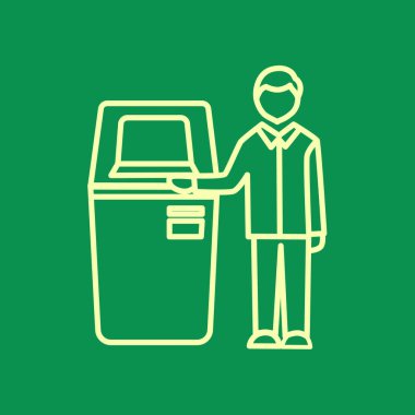 Self-Servis terminal simgesi