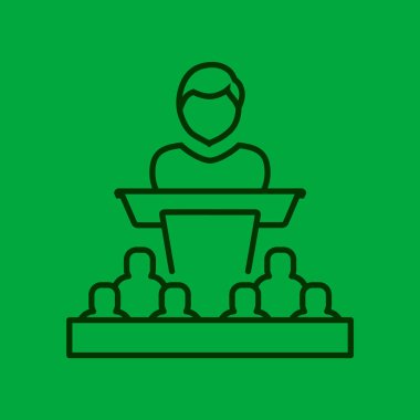 hoparlör satırı simgesi