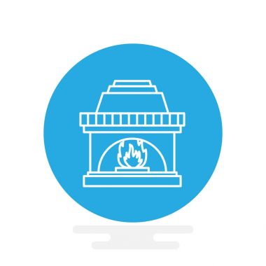 şömine basit simgesi