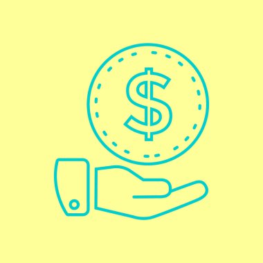 Elindeki dolar işareti