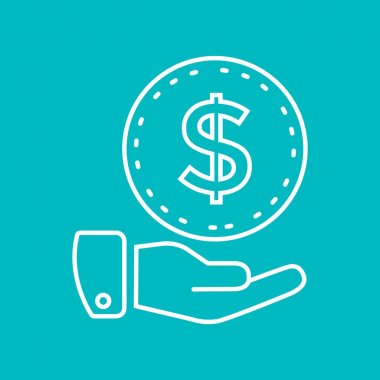 Elindeki dolar işareti