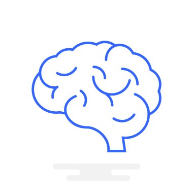 beyin simgesi, illüstrasyon 