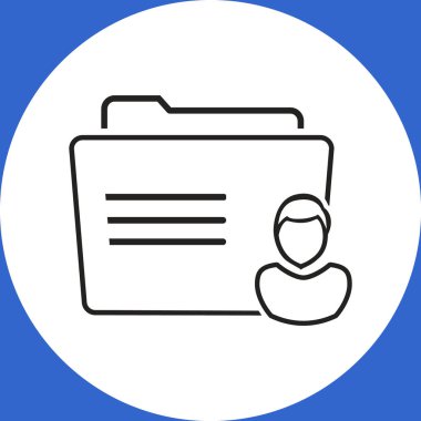 klasör logo illüstrasyon