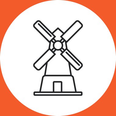 Rüzgar Türbini bina simgesini