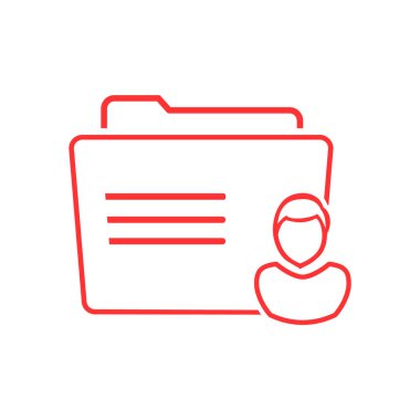 klasör logo illüstrasyon