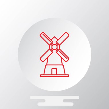 Rüzgar Türbini bina simgesini