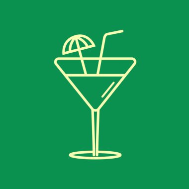 alkol kokteyl simgesi