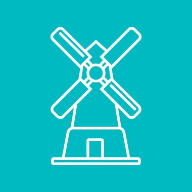 Rüzgar Türbini bina simgesini