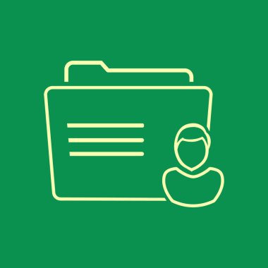 klasör logo illüstrasyon