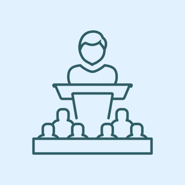 hoparlör satırı simgesi