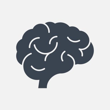 beyin simgesi, illüstrasyon 