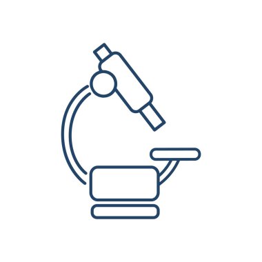 Mikroskop Düz Simgesi 