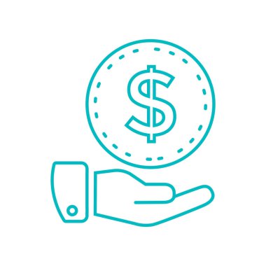 Elindeki dolar işareti