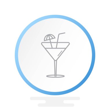 alkol kokteyl simgesi