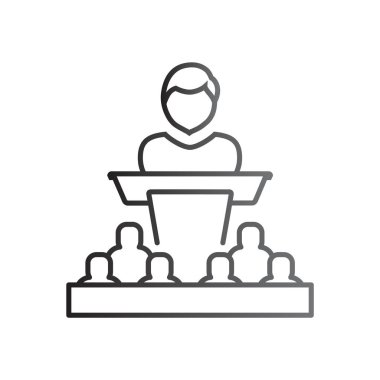 hoparlör satırı simgesi