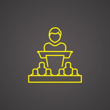 hoparlör satırı simgesi