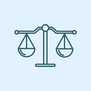 Adalet simgesinin ölçekler