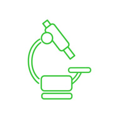 Mikroskop Düz Simgesi 