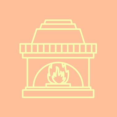 şömine basit simgesi