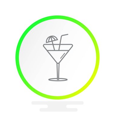 alkol kokteyl simgesi