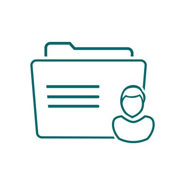 klasör logo illüstrasyon