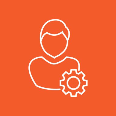 adam, kuruluş logosu