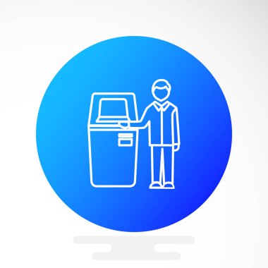 Self-Servis terminal simgesi