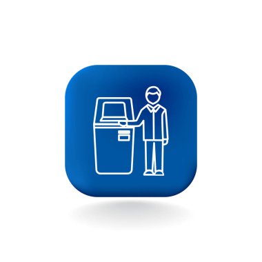 Self-Servis terminal simgesi