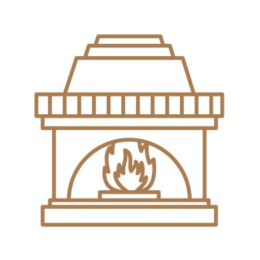 şömine basit simgesi