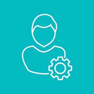 adam, kuruluş logosu