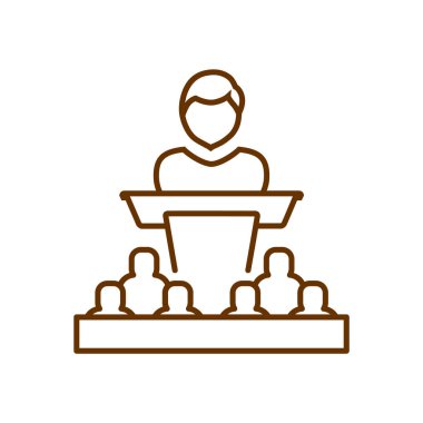 hoparlör satırı simgesi