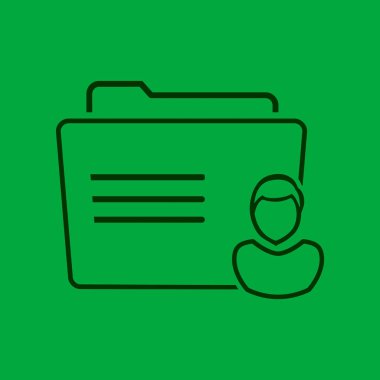 klasör logo illüstrasyon