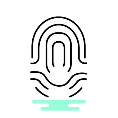 fingerprinnt satırı simgesi