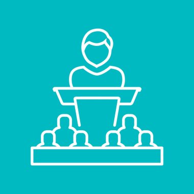 hoparlör satırı simgesi