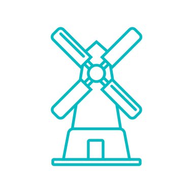 Rüzgar Türbini bina simgesini