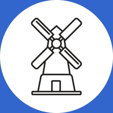 Rüzgar Türbini bina simgesini