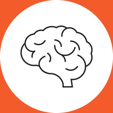 beyin simgesi, illüstrasyon 