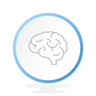 beyin simgesi, illüstrasyon 