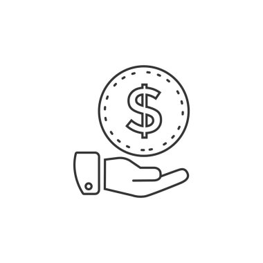 Elindeki dolar işareti