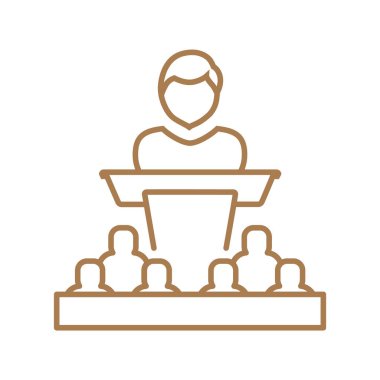 hoparlör satırı simgesi