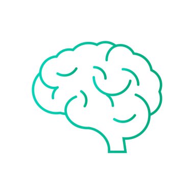 beyin simgesi, illüstrasyon 