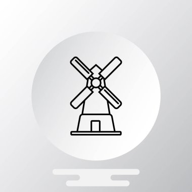 Rüzgar Türbini bina simgesini