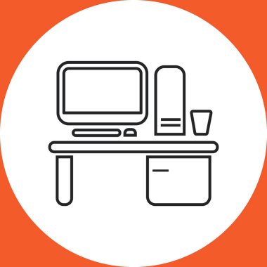 Çalışma alanı ile bilgisayar kutsal kişilerin resmi