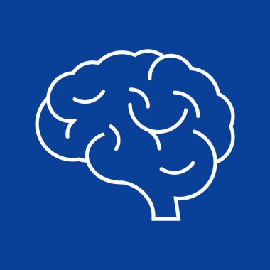 beyin simgesi, illüstrasyon 