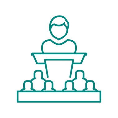 hoparlör satırı simgesi