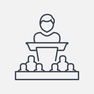 hoparlör satırı simgesi