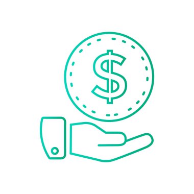 Elindeki dolar işareti