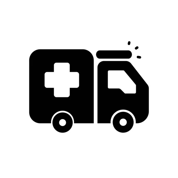 Icône auto ambulance — Image vectorielle