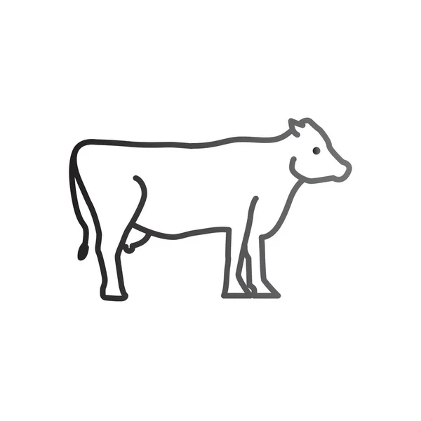Ikony WWW krowa — Wektor stockowy